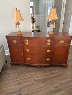 Traditional Cherry Wood Sideboard Buffet
