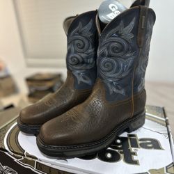 Work Boots Square Toe 