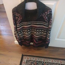 a tunic with shawl collar by luck brand