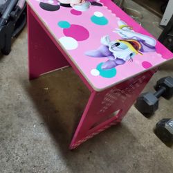 Minnie Mouse Kids Wood Desk