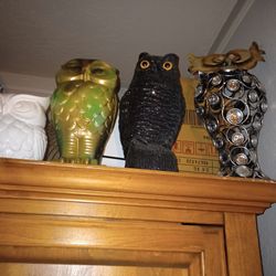 Colección De Búhos Grande Chiquito Y Mediano