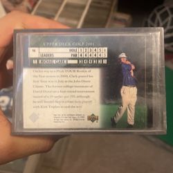 Golf Cards 2000s -2001