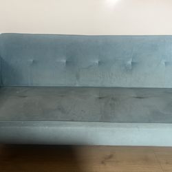 Sky Blue Sleeper Sofa 