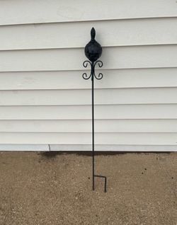 Lawn Garden Decorative Metal Stake Sphere 36"