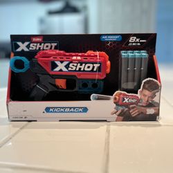 ZURU X-Shot Kickback Foam Dart Blaster 1 Pack w/ Darts Toy Gun