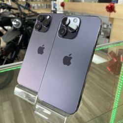 iPhone 14 Pro Max Unlocked For Any Carrier! Deep Purple! Financing Deal Available! $10 To $100 Down Payment 