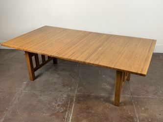 Vintage 1980s Solid Oak Dining Table