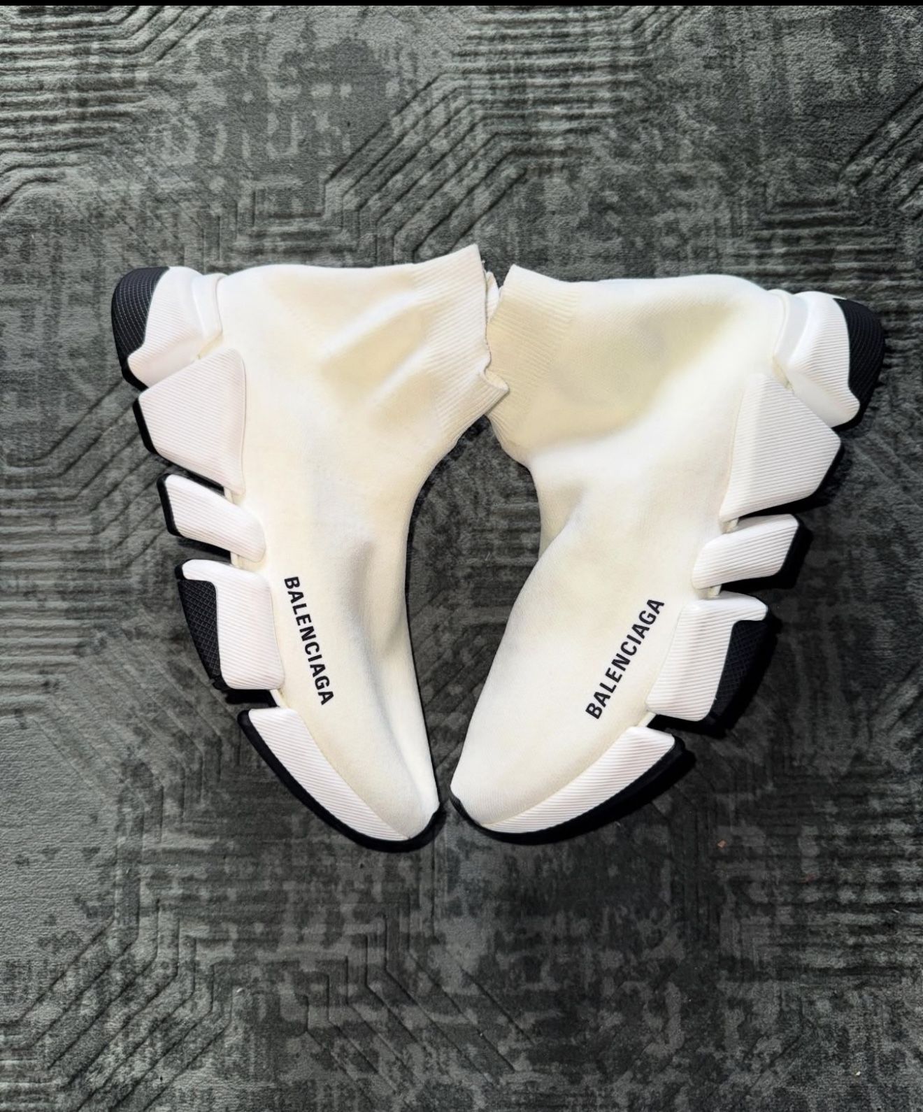 Balenciaga Sock Speed Trainer White 