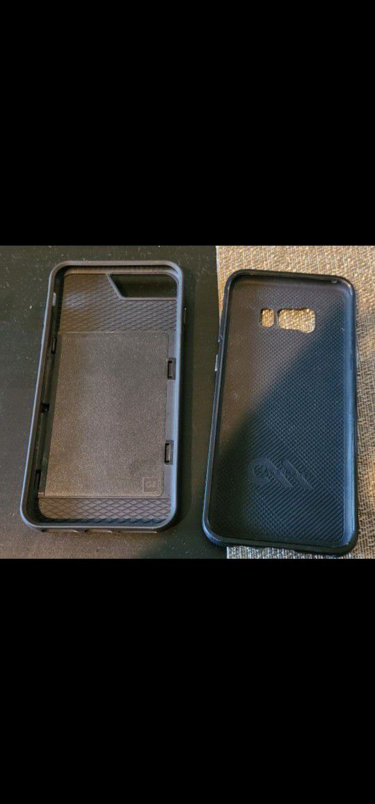 Black Iphone 6s case & Galaxy s8 plus case