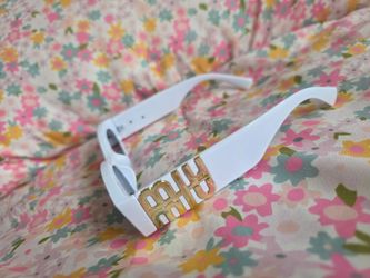 Miu Miu Womens White Sun Glasses