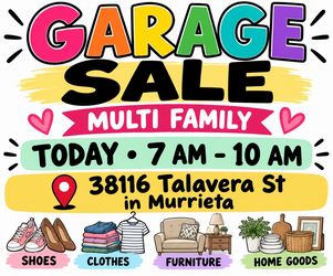 Multi family garage sale