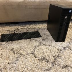HP Desktop PC & Keyboard