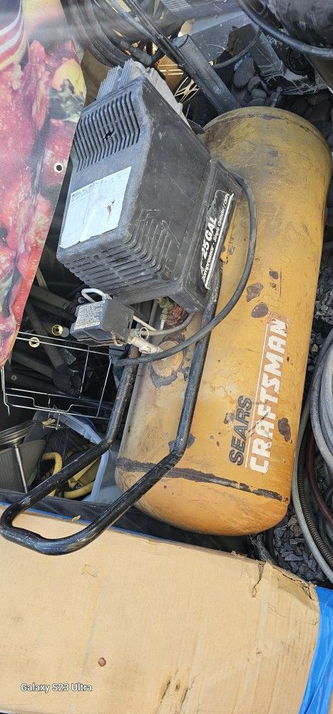Craftsman Air Compressor 5Hp 25Gal Used Check Out Pic