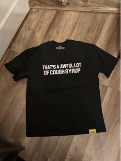 McQueen and cough syrup tees