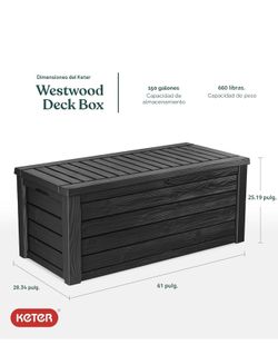 Plastic Resin Deck Box