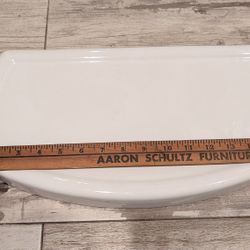 Toilet Tank Lid Replacement Cover American Standard Cadet 3 Good Condition White Original 