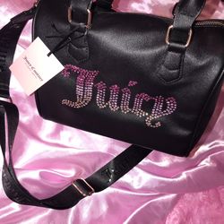 JUICY COUTURE Black Liquorice Satchel