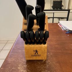 JA HENCKELS 2 knife blocks with 16 knives