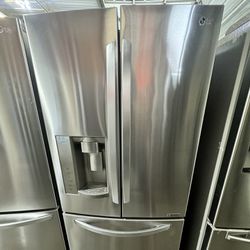 Lg Refrigerator Stainless Steel 33 "width 