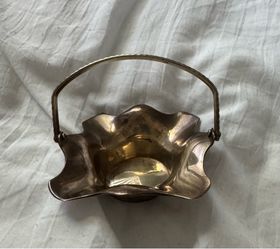 Vintage brass trinket dish