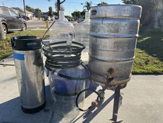 Used 10 Gal. Converted Keg Brew Kettle and Gear