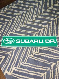 Subaru sign