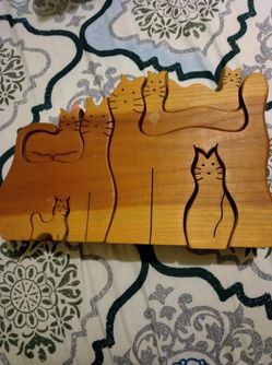 New Wooden Cat Puzzle
