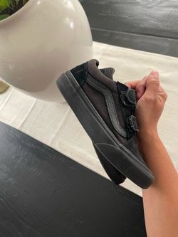 Vans  black shoes sz 1 youth