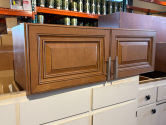 J&K CABINETRY Wide 2-Door Cabinet - Upper
