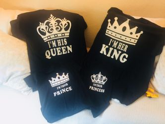 His & Hers Personalized T-shirt/ camisas personalizadas