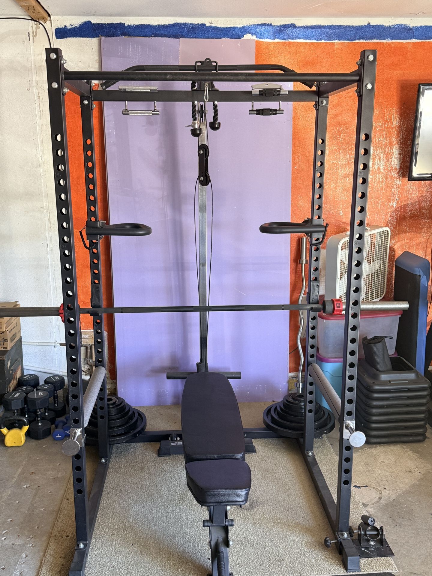 Power Rack And Weight Set