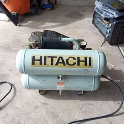 Hitachi Double Tank Compressor