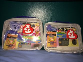 2 1999 Beanie Baby platinum membership kits.