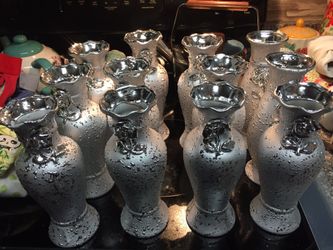 GORGEOUS MERCURY WEDDING VASES