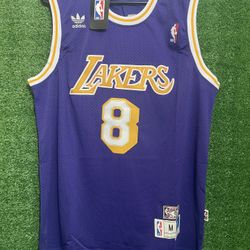 KOBE BRYANT LOS ANGELES LAKERS VINTAGE ADIDAS JERSEY BRAND NEW WITH TAGS SIZES MEDIUM AND LARGE AVAILABLE 