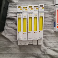 Heat Transfer Vinyl x10 Yellow 12"x6ft