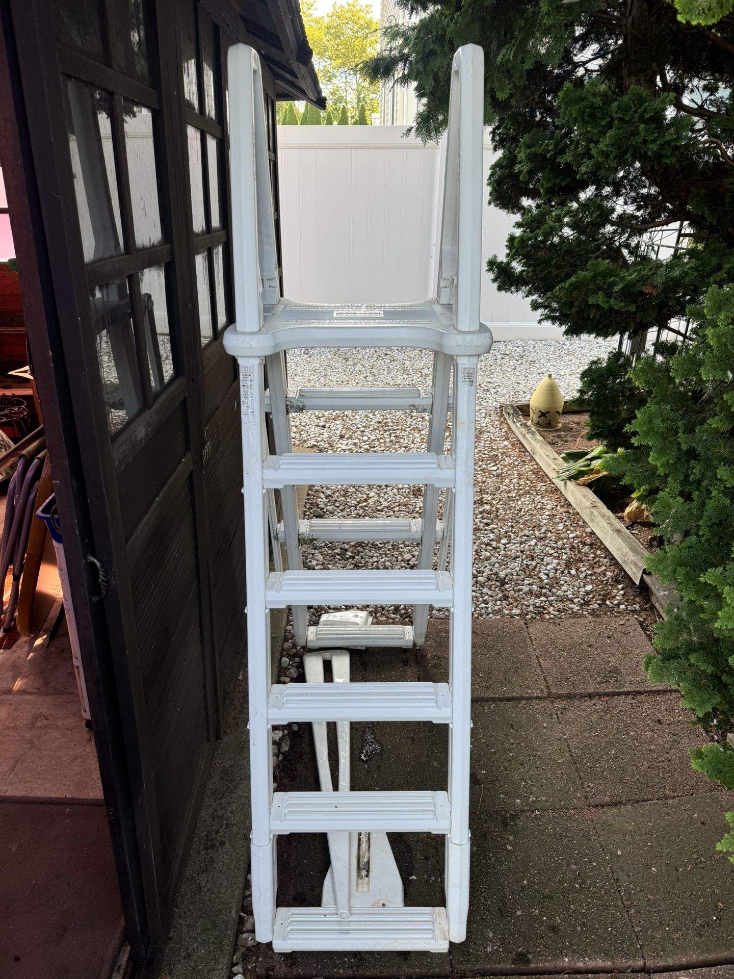 Plastic Pool Ladder Heavy Duty