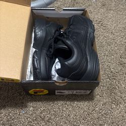 FILA Memory Workshift SR Slip-Resistant Work Shoes – Women’s 6.5 – Black – New