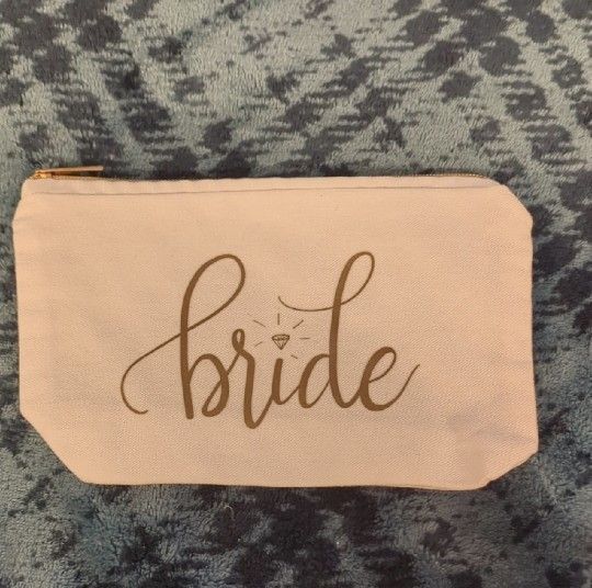 White Bride Makeup Bag