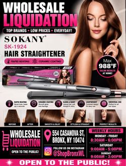 Sokany SK-1924 Ceramic Hair Straightener