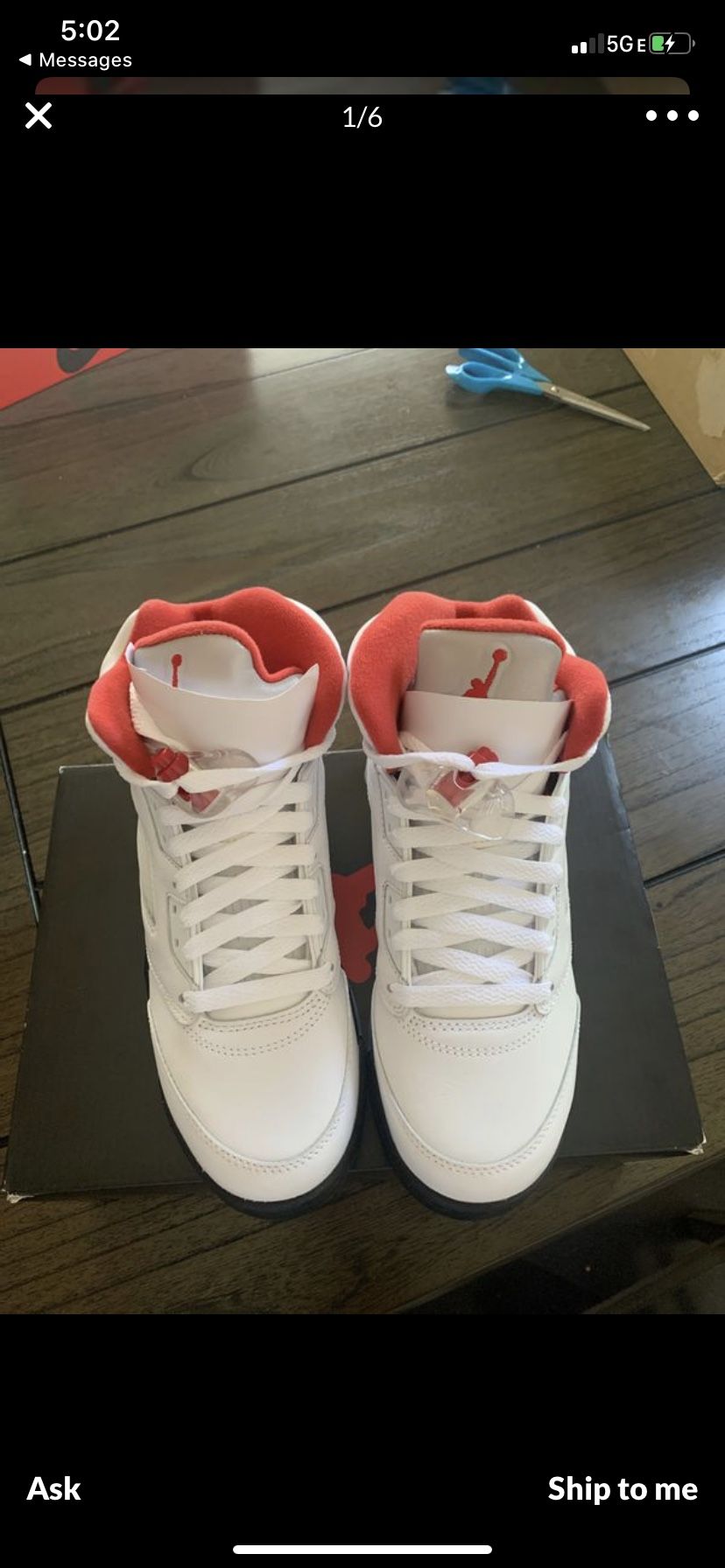 Air Jordan 5 Retro GS ‘Fire Red’