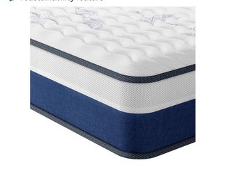 Vesgantti Tight Top Series - 10 Inch Innerspring Hybrid full Mattress/Bed in a Box, Medium Firm Plush Feel - Multi-Layer Memory Foam and Pocket Spring