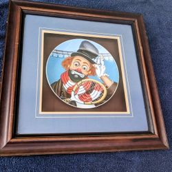 Rare Red Skelton 1986 Collector Plate Orig Artwork ANYONE FOR TENNIS? #2595/10,000 In Custom Frame
