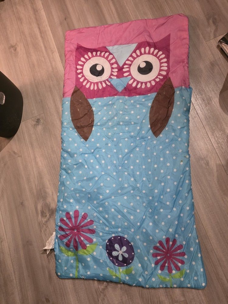 Kids Owl Sleeping Bag