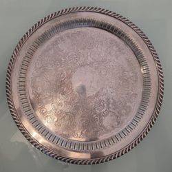 Vintage Wallace Serving Plater Tray Silver Plated 13.5"