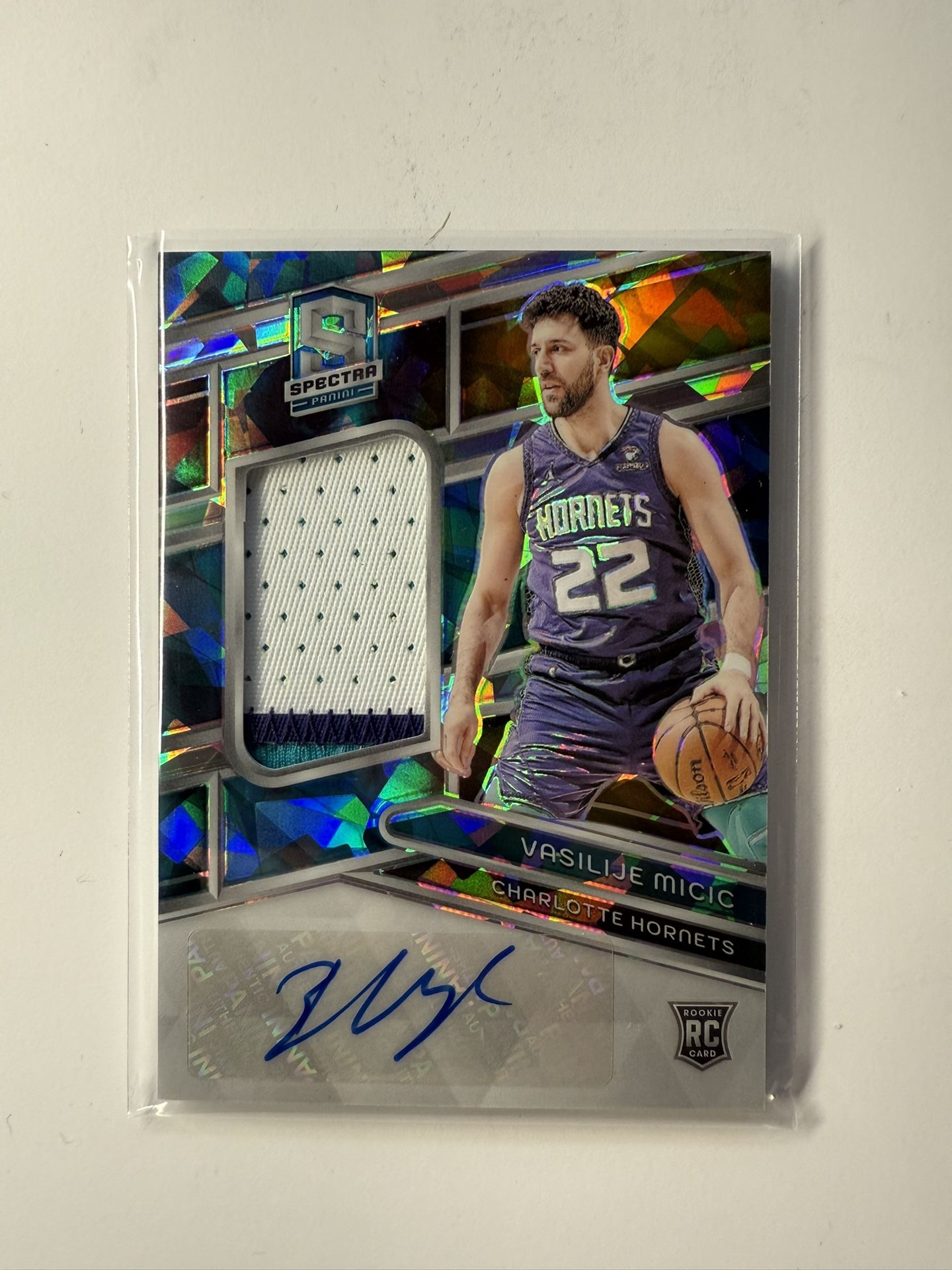 ✨2023-24 Panini Spectra Meta #216 Vasilije Micic Rookie Patch Auto RPA /35 ✨