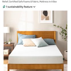 Queen Zinus Memory Foam Mattress 