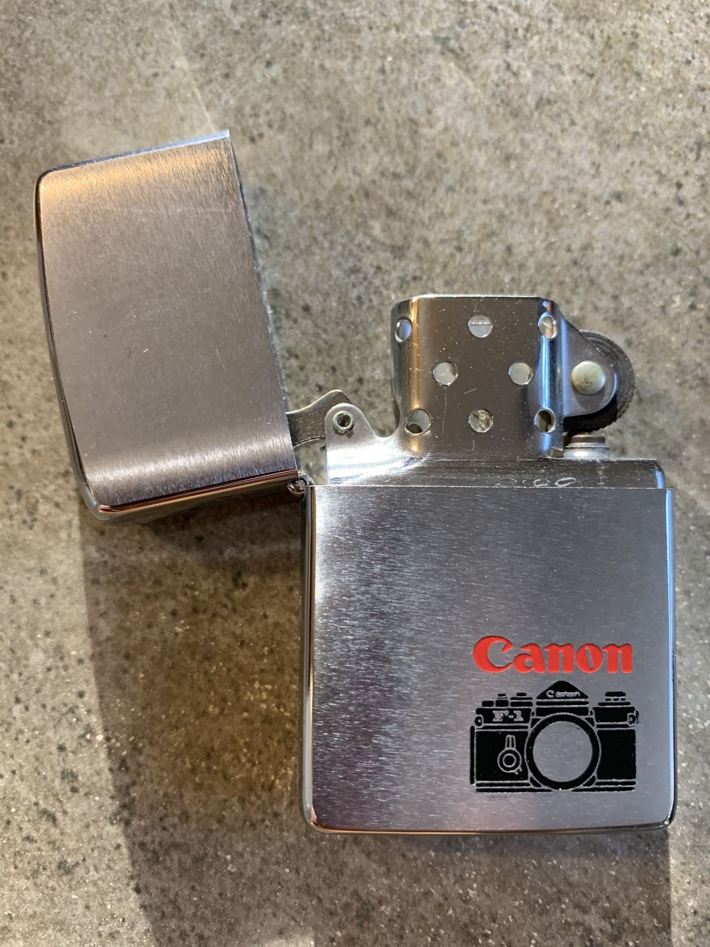 Zippo lighter, canon photography