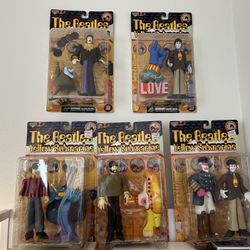 Beatles Yellow Submarine Action Figures. 