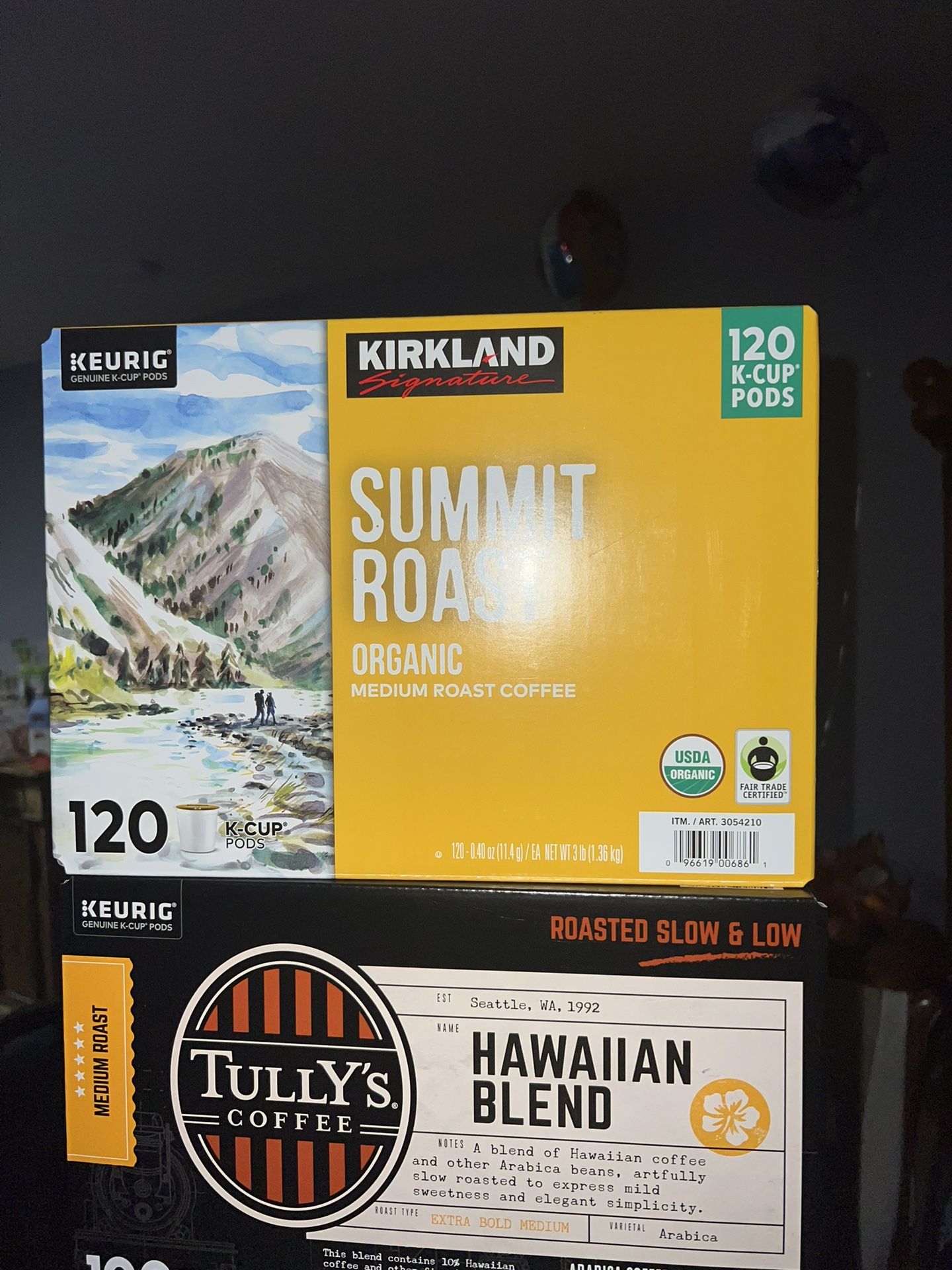 Kirkland K-cups (new and unopened ) Summit Roast
